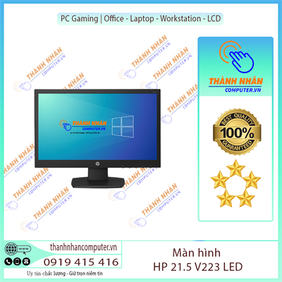 Màn hình chính hãng HP 21.5″V223 LED FullHD 16.9 60Hz New 98%
